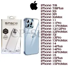Capa Acrílico Capinha transparente Case Space original Para iPhone 7 8plus Xs XR 11 12 13 14 15 16