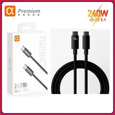 Cabo Tipo c Turbo 240W PD cabo USB c -Tipo c Para Macbook iPhone iPad original carregamento super rápido A`GOLD CB-53