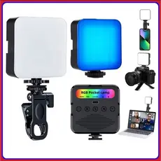 Iluminação Fotográfica Noturna de Preenchimento Lâmpada Portátil Fotografia Mini LED Luz de Vídeo