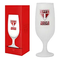 Taça De Vidro Time São Paulo Cerveja Floripa Oficial Prime 300ml