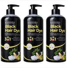 KIT 3 SHAMPOO ESCURECEDOR 500ML ESCURECIMENTO CAPILAR COM EXTRATO HIDRATANTE PROFUNDO E REPARADOR