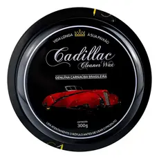 Cera Pasta Carnauba Cleaner Wax 300G Aplicador Cadillac
