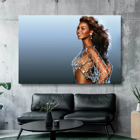 quadro decorativo Beyoncé 1 peça 60x40