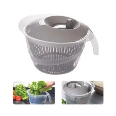 Centrífuga Seca Salada Secador Verduras Manual 2,8 Litros