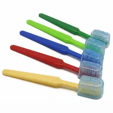 50 Escova Dental Infantil Macia Com Protetor de Cerdas