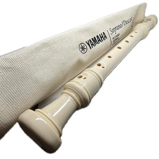 Flauta Doce Soprano Germânica Yamaha Original YRS-23G + capa