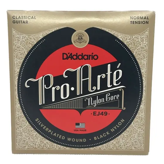 Cordas em Nylon Preto p/ Violão - Daddario EJ49 Pro Arté Premium