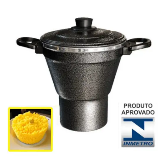 Cuscuzeiro Nordestino Cuscuzeira Tradicional Polido e Craqueado Diversos Tamanhos
