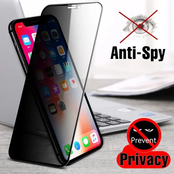 PELÍCULA PRIVACIDADE PRIVACY Para iPhone 15 14 13 12 11 Pro Max X XR XS Max 7 8 14 15 Plus