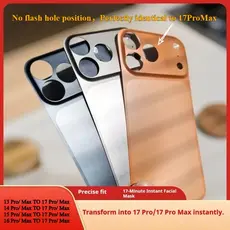 Sem Furo De Flash Substituição Instantânea De Filme Traseiro Completo 17 Pro Max Para IPhone 13 14 15 16 Pro Max