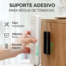 Suporte extensão fixar filtro de linha e objetos diversos/Household auto-adesivo