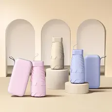 Guarda-chuva Mini com BLECAUTE com estojo QUADRADO -envio imediato