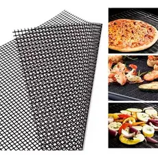 Manta tela tapete Grill Antiaderente Teflon Grelha Chapa Churrasco 30x40cm