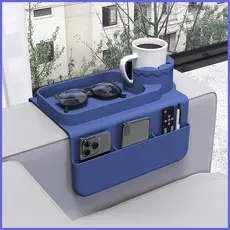 Bandeja Organizador De sofá Apoio De Braço De Silicone Isolamento Térmico Dobrável Porta Copos-envio imediato