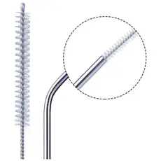 Escova Flexível Limpeza Canudo Inox Ecológico-envio imediato