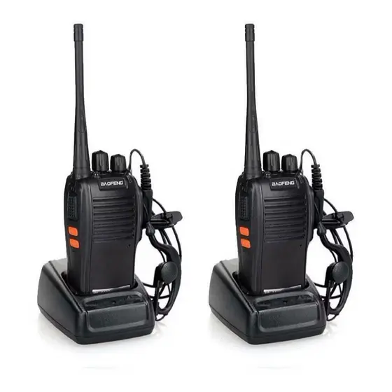 Kit 2 rádios comunicador baofeng Alcance 12 Km 16 Canal BF 777S Profissional recarregável rádio segurança envio imediato