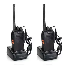 Kit 2 rádios comunicador baofeng Alcance 12 Km 16 Canal BF 777S Profissional recarregável rádio segurança envio imediato