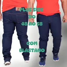 Calça Jeans Plus Size Masculina Com Lycra Direto da Fábrica 48 50 52 54 56 58