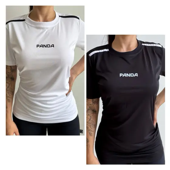 kit com 2 camiseta dry fit para treino com proteção uv para academia/treino/corrida (COD01)