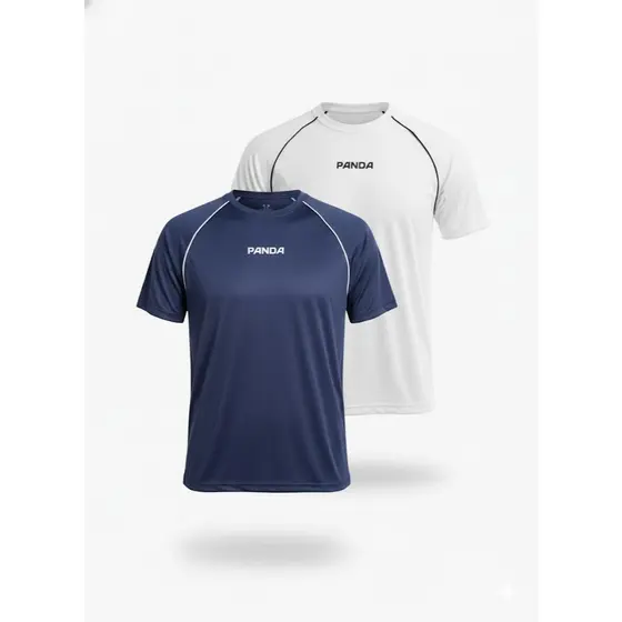 kit com duas camisetas masculinas dry fit para academia/corrida/treino com proteção uv