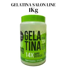 Gelatina Modeladora Salon Line #To de Cacho 1Kg Verde