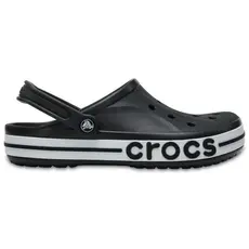 Sandália crocs crocband logo black/white