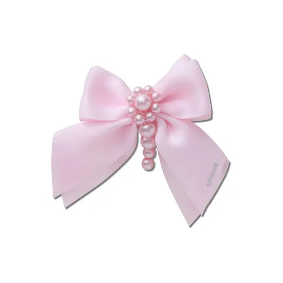 Jibbitz™ Laço de Flor de Veludo Rosa Única