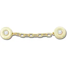 Jibbitz™ Corrente Dourada Com Rebites de Pérola Único