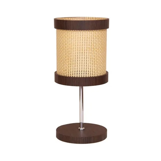 Abajur Led Straw Mini 2500 Imbuia Luminárias Müller