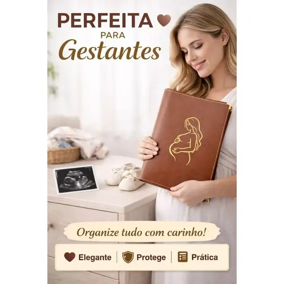 Pré Natal Pasta A4 Para Documentos E Exames Gestante Porta Documentos Personalizado