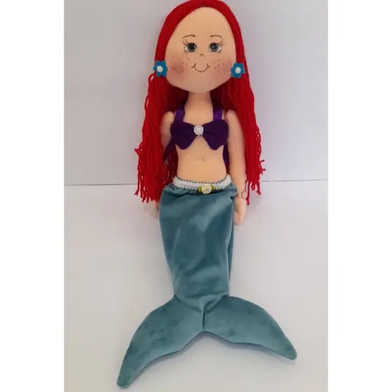 Boneca Sereia - 2 looks - Roupa Removível