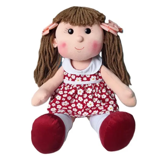 Boneca Patty - Roupa Removível, Tamanho 50 cm. Ideal para brincar e colocar em nicho.
