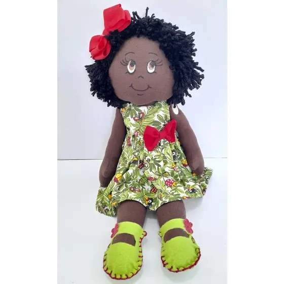 Boneca Negra - Roupa Removível