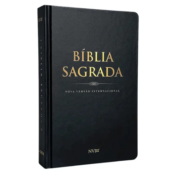 Bíblia Sagrada NVI Capa Dura Preta Luxo