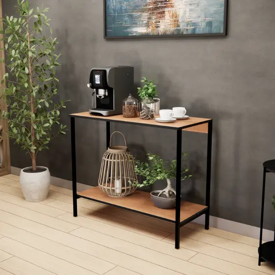 Aparador Buffet Industrial Duas Portas Organizador Multiuso para Sala Cozinha
