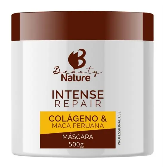Máscara Capilar De Colágeno Para Hidratação Beauty Nature 500G