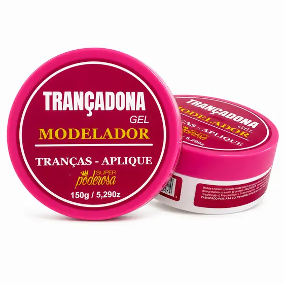 Cera Trança Gel Modelador Para Aplique Super Poderosa 150g Definição e Brilho