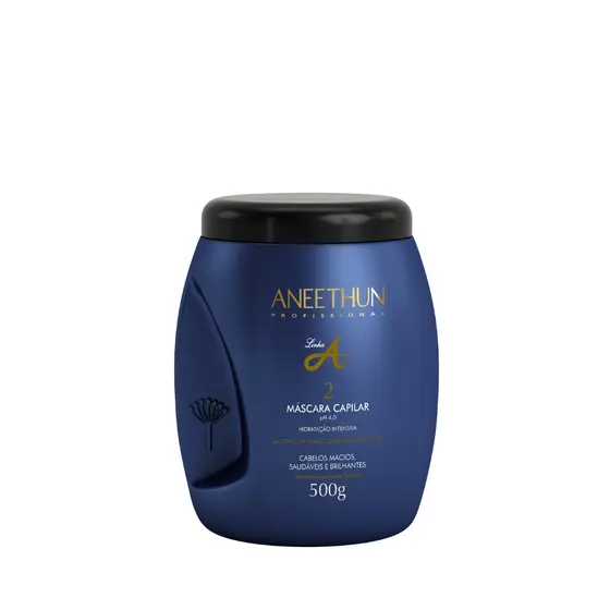 Mascara Capilar Linha A 500G Profissional Lavatório Tratamento Capilar Tutano Keratina - Aneethun