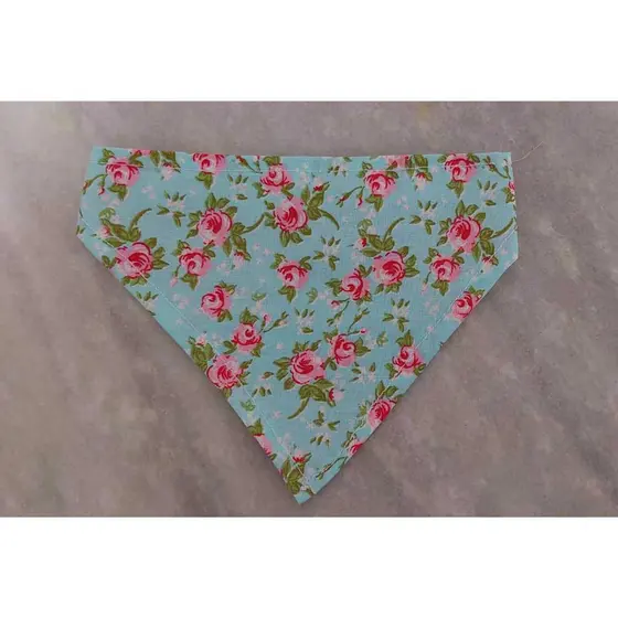 Bandana para cachorro, bandana para cachorro de pequeno porte, bandana P (estampa floral) - Bandana para spitz, bandana chihuahua, bandana maltês