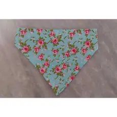 Bandana para cachorro, bandana para cachorro de pequeno porte, bandana P (estampa floral) - Bandana para spitz, bandana chihuahua, bandana maltês