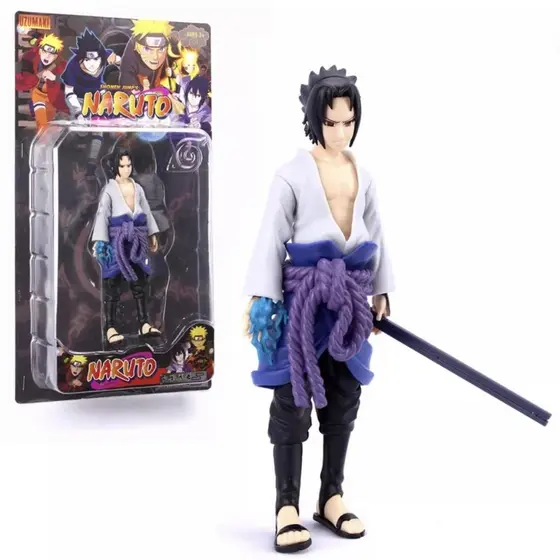 boneco Naruto 18-20 cm - Naruto Sennin/Naruto Uzumaki/Naruto shipuden/kakashi/itachi/sasuki.