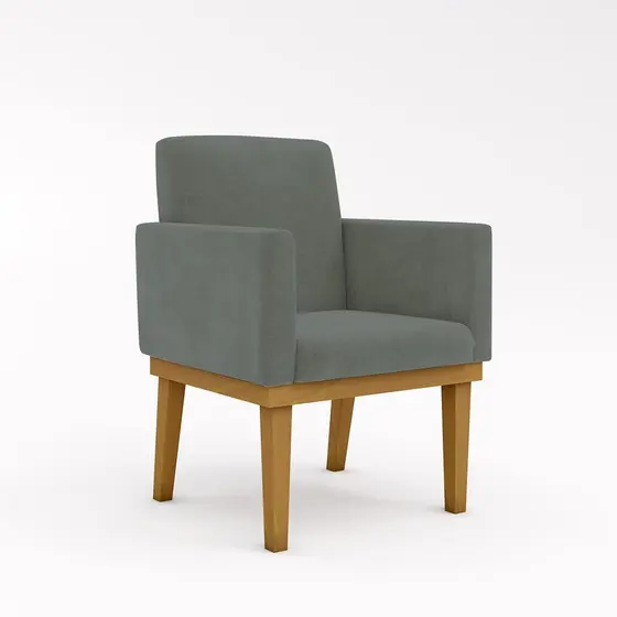 Cadeira Recepção Reforçada Poltrona Decorativa Escritório