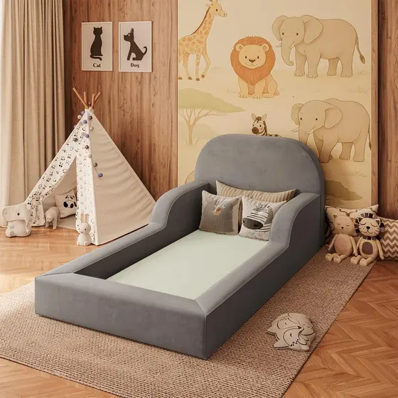 Cama Colchão Solteiro Montessoriana Infantil - Balaqui Decor