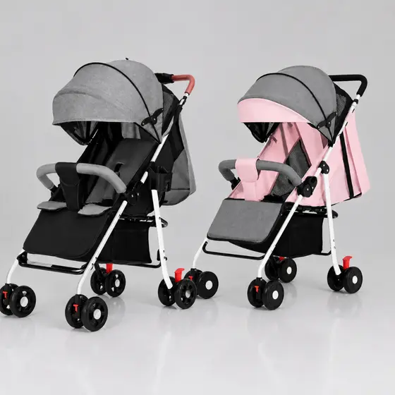 Carrinho de bebê para passeio reclinavel dobravel Assento Acolchoado