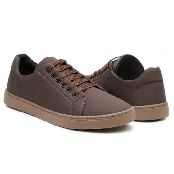 Tênis Masculino Casual Adulto Sapatênis Estiloso Na Moda Barato Branco, Azul, Café, Cinza, Preto