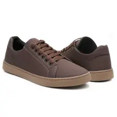 Tênis Masculino Casual Adulto Sapatênis Estiloso Na Moda Barato Branco, Azul, Café, Cinza, Preto