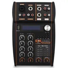 Mesa Som Automotivo Expert MX-Player Stereo 2 Canais 12v Bluetooth Usb Auxiliar Rca Microfone Equalizador 4 Bandas