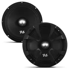 Alto Falante 8 Polegadas Hurricane 800w Rms MB8K Mid Bass 4 Ohms Bobina Simples Médio Grave Par
