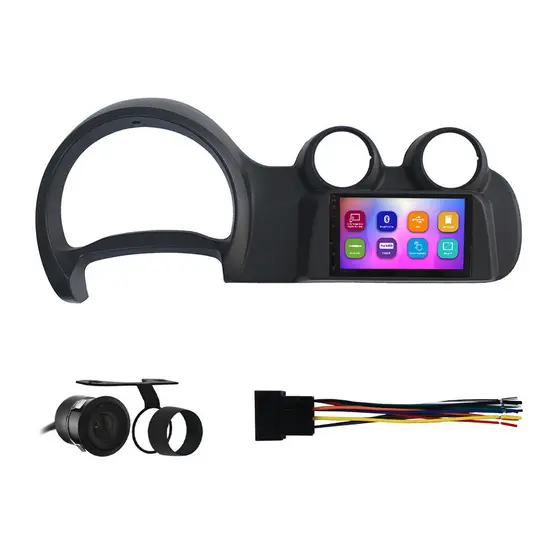 Kit Multimídia 7 Pol Uno Vivace 2010 2011 A 2014 Fiorino 2015 Em Diante Espelhamento Android Ios 2 Din Grafite Camera Ré