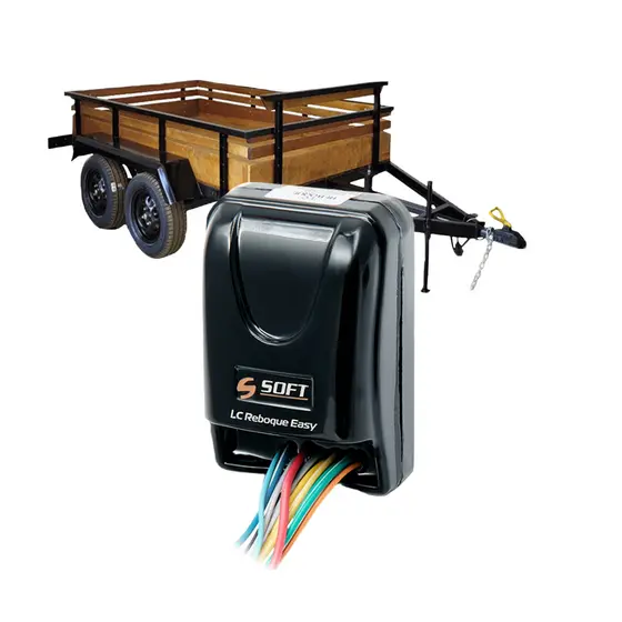 Modulo Interface Engate Soft LC Reboque Easy 12v Carretinha Evita Aviso Anomalia Painel